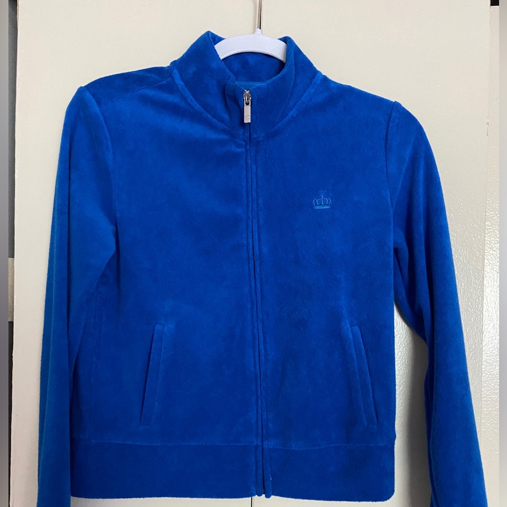 Vintage Juicy Zip Up in Blueberry